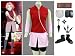 Anime japonais NARUTO Haruno Sakura VER.2 Cosplay Costume + Ninja armes paquet, taille M: (Hauteur 1