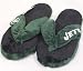 New York Jets NFL Flip Flop Thong Slippers