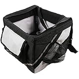 Portable Pet Cat Dog Bicycle Basket Carrier with Durable Oxford Material- Waterproof & Washable Liner
