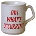 Gift House Int Oh! What's Occurring Mug, White
