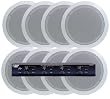 (Price/Kit)Pyle 4 Room In-Ceiling Home Speaker System w/Speaker Selector & Volume Control