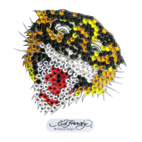 Ed Hardy Icing Rhinestone Tiger Universal Decal