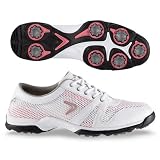 Callaway Women's Solaire Golf Shoe,White/Pink,8.5 M US