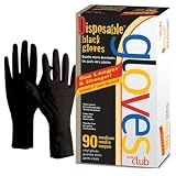 Product Club Disposable Black Vinyl Gloves (Pack of 6)