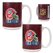 Buffalo Bills NFL 2pc Gameball Ceramic Mug Set - Helmet logo by Great American Products