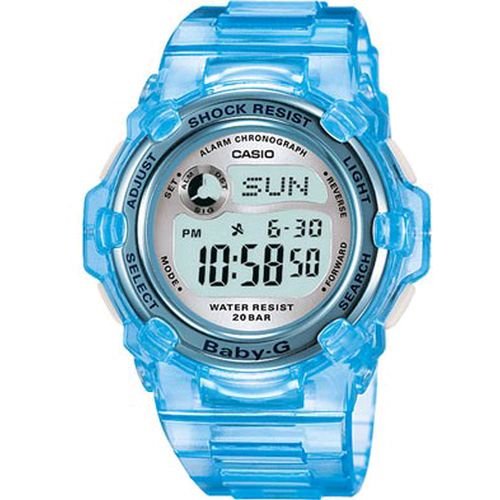 Casio Women's BG3000-2 Baby-G Light Blue Digital Sport Watch
