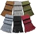 Handmade Alpaca Natural Fiber Scarf with Cable Design - Long Size (Men/women)