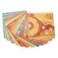 Brenda Walton Specialty Paper Pad - Orange/ Blues (12x12")