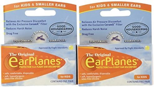 Ear Plugs - Children's Ear Protection for Airplane Travel - 2 pack by Cirrus Healthcare