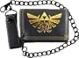 The Legend of Zelda: Twilight Princess Gold Triforce Crest Wallet with Chain