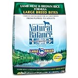Natural Balance Dry Dog Food, Grain Free Limited Ingredient Diet Large Breed Lamb Meal and Rice, 15 Pound Bag