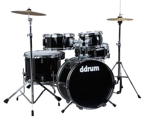ddrum D1 JR Complete 5-piece Drum Set, Black ddrum D1 JR Complete 5-piece Drum Set, Black