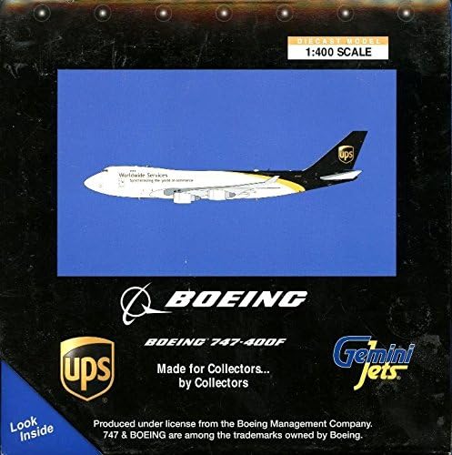 Germini Jets 1:400 Boeing 747-400F Diecast Aircraft Model #UPS