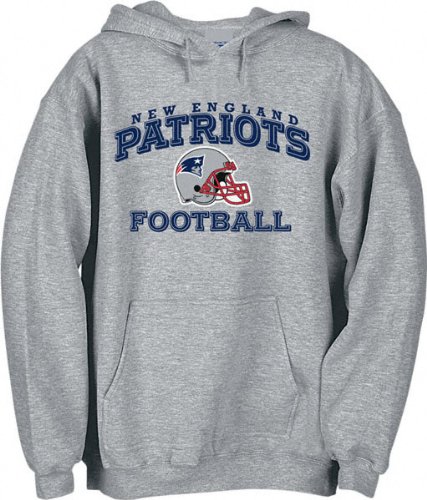 New England Patriots Stacked Helmet Hooded Sweatshirt