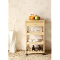 Servierwagen, K�chenwagen, Rollwagen, aus Holz mit Schublade FKW01-N