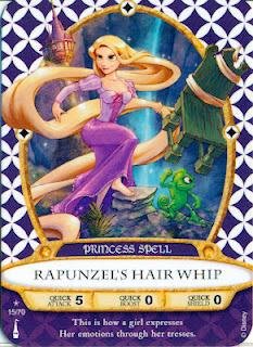 Sorcerers Mask of the Magic Kingdom Game, Walt Disney World - Card #15 - Rapunzel's Hair Whip