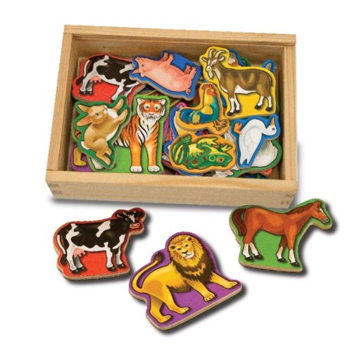 Melissa & Doug 20 Animal Magnets in a Box