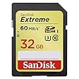 SanDisk Extreme 32GB UHS-I/U3 SDHC Memory Card Up To 60MB/s Read - SDSDXN-032G-G46 [Newest Version]