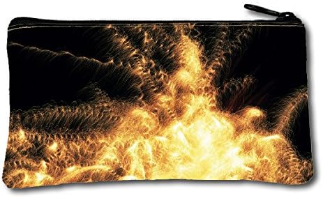 fireworks flash night gold Pencil Case School Pencil Case Great Workmanship (Two Sides)