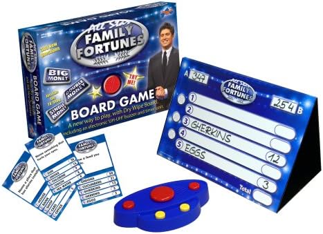DRUMOND PARK ALL STAR FAMILY FORTUNES BOARD GAME WITH ELECTRONIC BUZZER BNIB