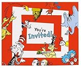 Dr Seuss Classic Book Characters Party Invitations