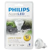Philips 409862 AmbientLED 3-Watt MR11 Indoor/Outdoor Flood Light Bulb