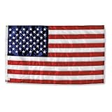 Lawn & Patio - IIT 09900 U.S. Flag 50,000 Stitch Embroidered Stars & Stripes - 3 x 5 Foot