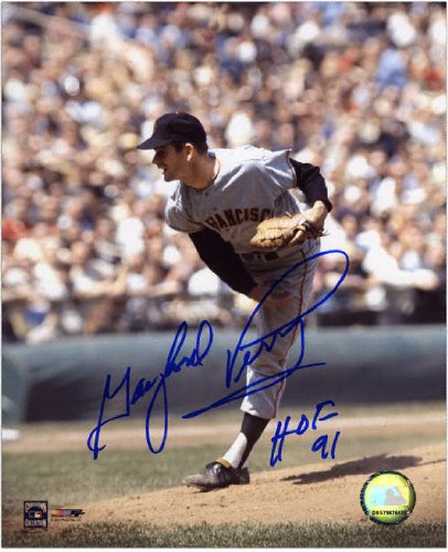 Gaylord Perry San Francisco Giants - Releasing Ball - Autographed 8x10 Photograph with HOF 1991 Inscription