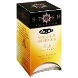 Stash Premium Decaf Lemon & White Tea, Tea Bags, 18-Count Boxes (Pack of 6)