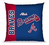 Atlanta Braves MLB 27 in Vertical Stitch Pillow
