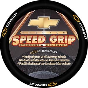 Chevy-Gold-Bowtie-Style-Premium-Speed-Grip-Steering-Wheel-Cover