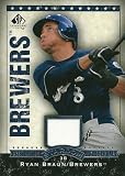 Ryan Braun 2008 SP Legendary Cuts Destination Stardom Memorabilia / ライアン ブラウン ブラウン ライアン