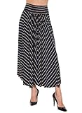 IMAGE OF Women's Rachel Pally Mid Length Pocket Skirt in Honeysuckle Stripe 5