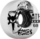 Bones Helmet 80a Skateboard Wheels (White)