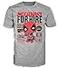 Funko Men's Pop! T-Shirts: Deadpool Hire