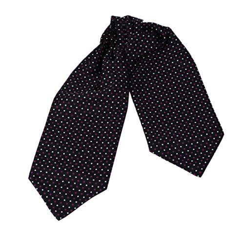 ERA7B03 Multicolor Mens Silk Ascot Checkered Cravat Sale for Marriage By Epoint