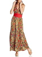 Almatrichi Vestido Africa (Multicolor / Rojo)