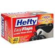 Hefty EZ Flaps Large, 30 Gallon Trash Bags, Case Pack, Six - 40 Count Boxes (240 Bags) Hefty EZ Flaps Large, 30 Gallon Trash Bags, Case Pack, Six - 40 Count Boxes (240 Bags)
