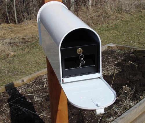 Medium Standard Locking Mailbox Insert - With New White Mailbox