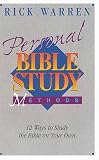 Personal Bible Study Methods Rick Warren, Rick Warren