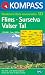  : Flims / Surselva / Valser Tal 1 : 50 000: Wanderkarte. GPS-geeignet. Mit Orts- und Namensregister