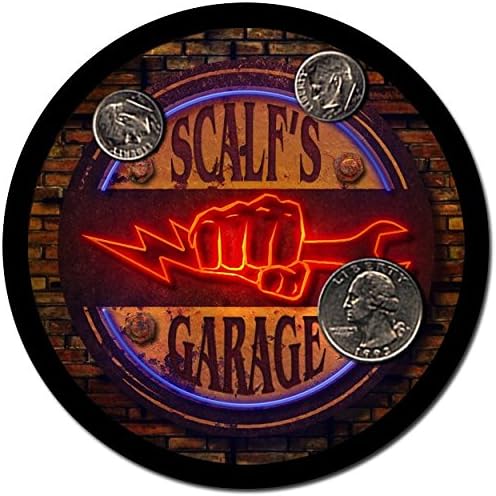 Scalf Garage Drink Coasters - 4 Pack