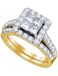 1.75CT DIAMOND INVISIBLE BRIDAL SET