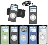 New Soundkase iPod Nano Skins - 5 Pack with Armband and Lanyards