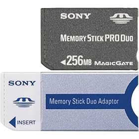Sony 256 MB Memory Stick PRO Duo Flash Memory Card MSXM-256S