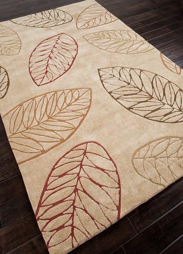 Jaipur Rugs Inc Hand Tufted, Autumn Leaves Amber Gold/Amber Gold, 7.6 by 9.6 Feet