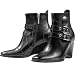 ICON WOMEN'S HELLA MOTORCYCLE BOOTS - FREE SHIPPING - NEW 2009 (US WOMEN'S SIZE 9.5, BLACK)