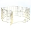Gold 8 Panel Exercise Pen With Door - 24W x 48H