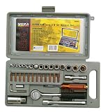 Blackspur 1/4 & 3/8 Drive Socket Set - 37 Pieces BB-WR290
