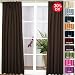 Solid Thermal Insulated Blackout Curtain 84"L- 1 Set-CHOCOLATE Reviews